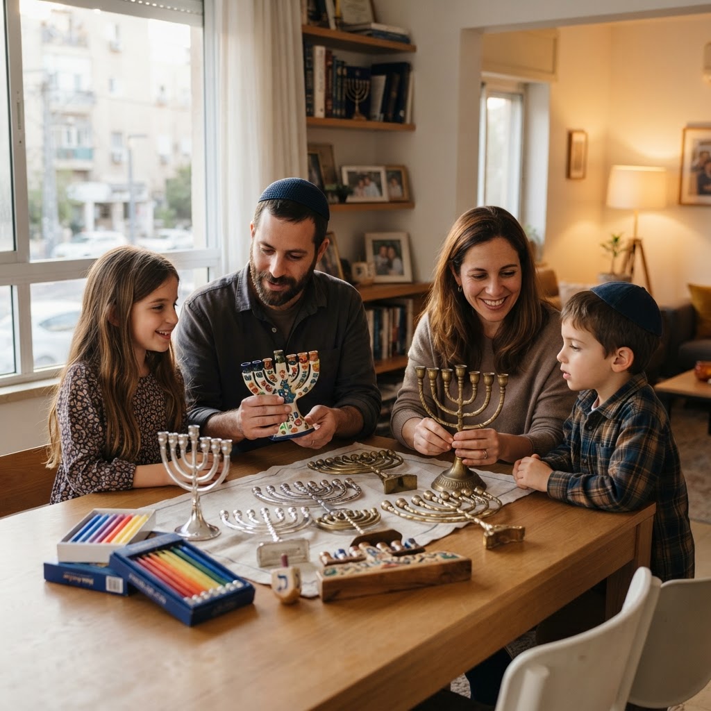 מתכוננים לחנוכה: איך בוחרים חנוכייה שתתאים לבית ולמנהג המשפחה